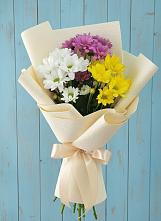 Букет школьные годы #REPLACE_PRED# Алмазном Букет цветов из:  Хризантемы #REPLACE_PRED# Алмазном
