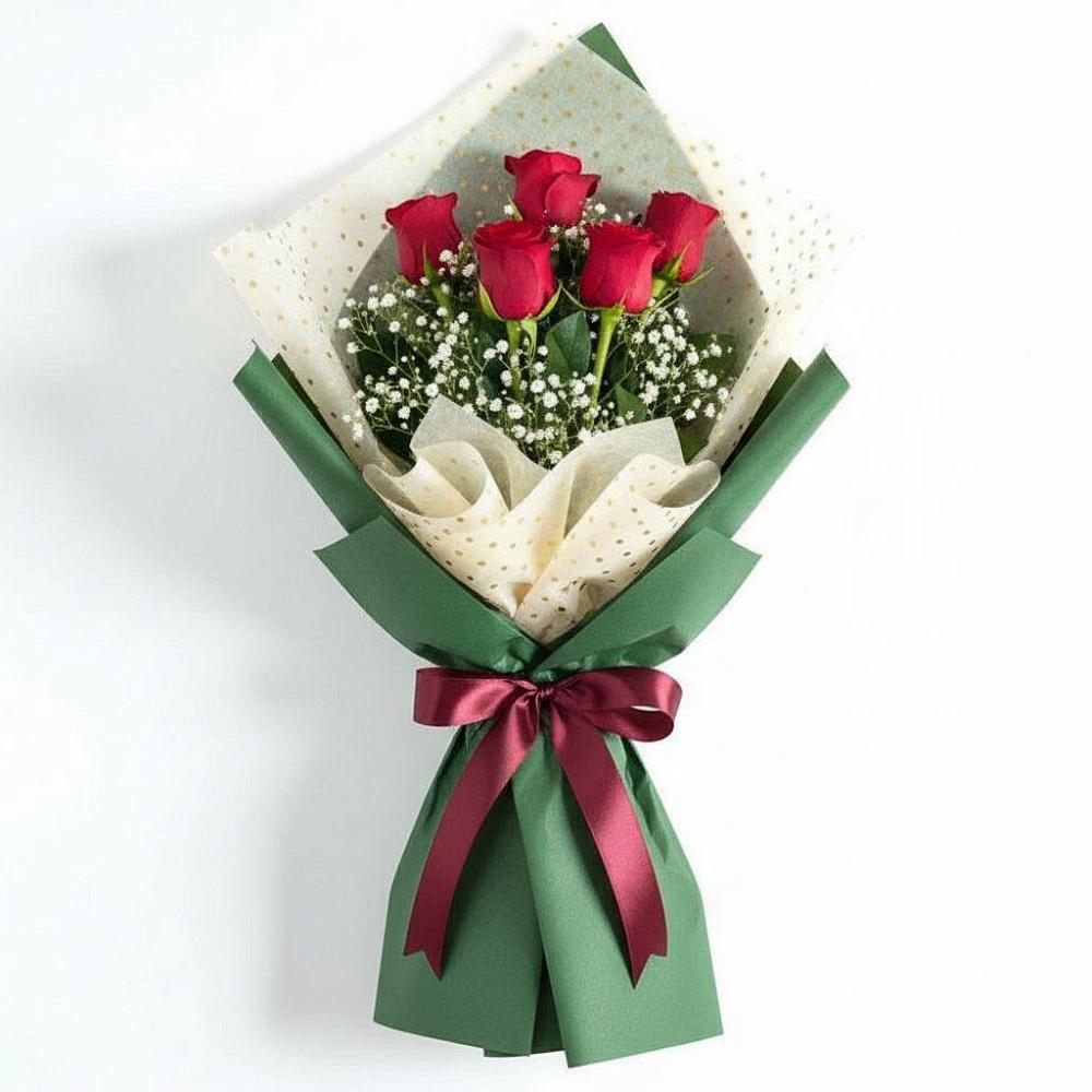 Букет цветов из: Розы в Алмазном