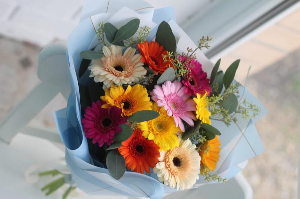 Букет цветов из: Герберы в Алмазном