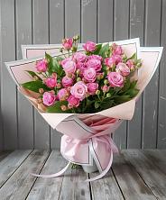 Букет Розовый кустик в Алмазном