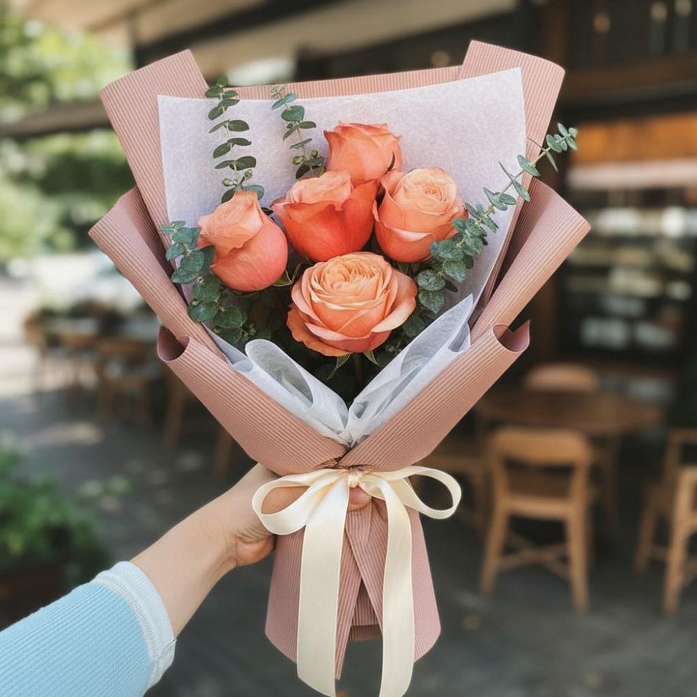 Букет цветов из: Розы в Алмазном