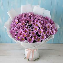 Букет цветов из:  Хризантемы в Алмазном
