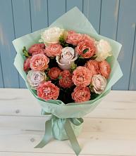 Букет цветов из:  Розы в Алмазном