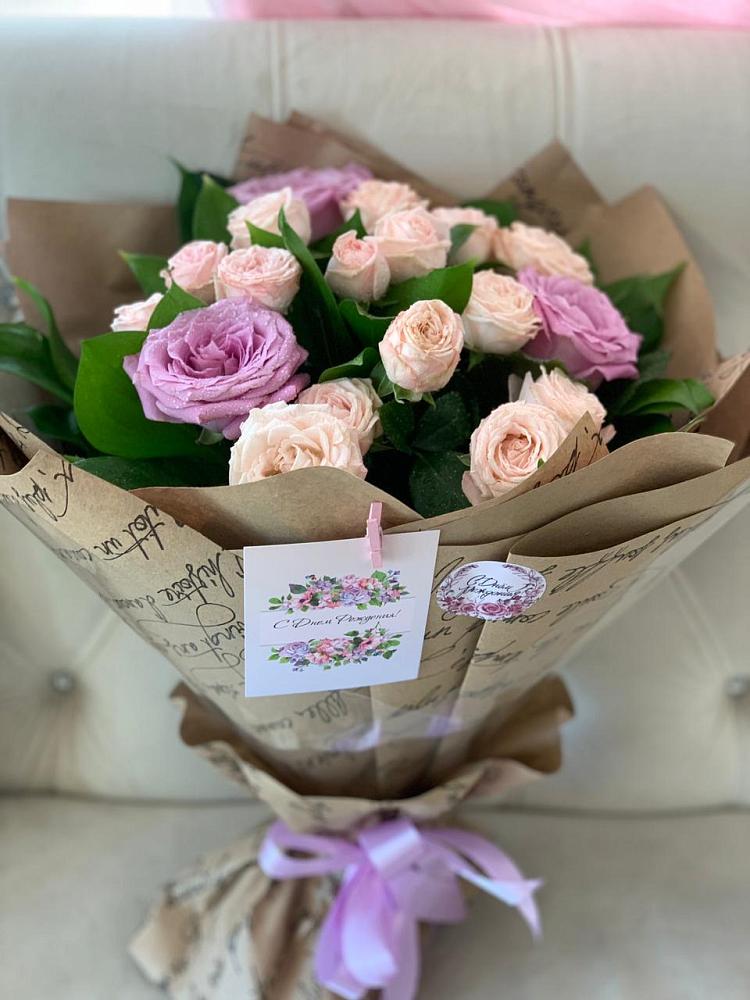 Букет цветов из: Розы в Алмазном