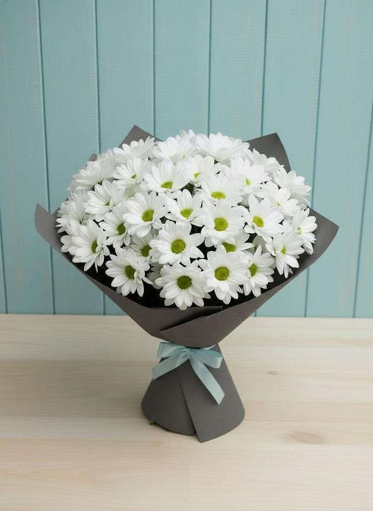 Букет цветов из: Хризантемы в Алмазном