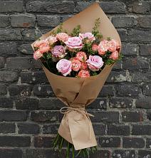 Букет цветов из:  Розы в Алмазном
