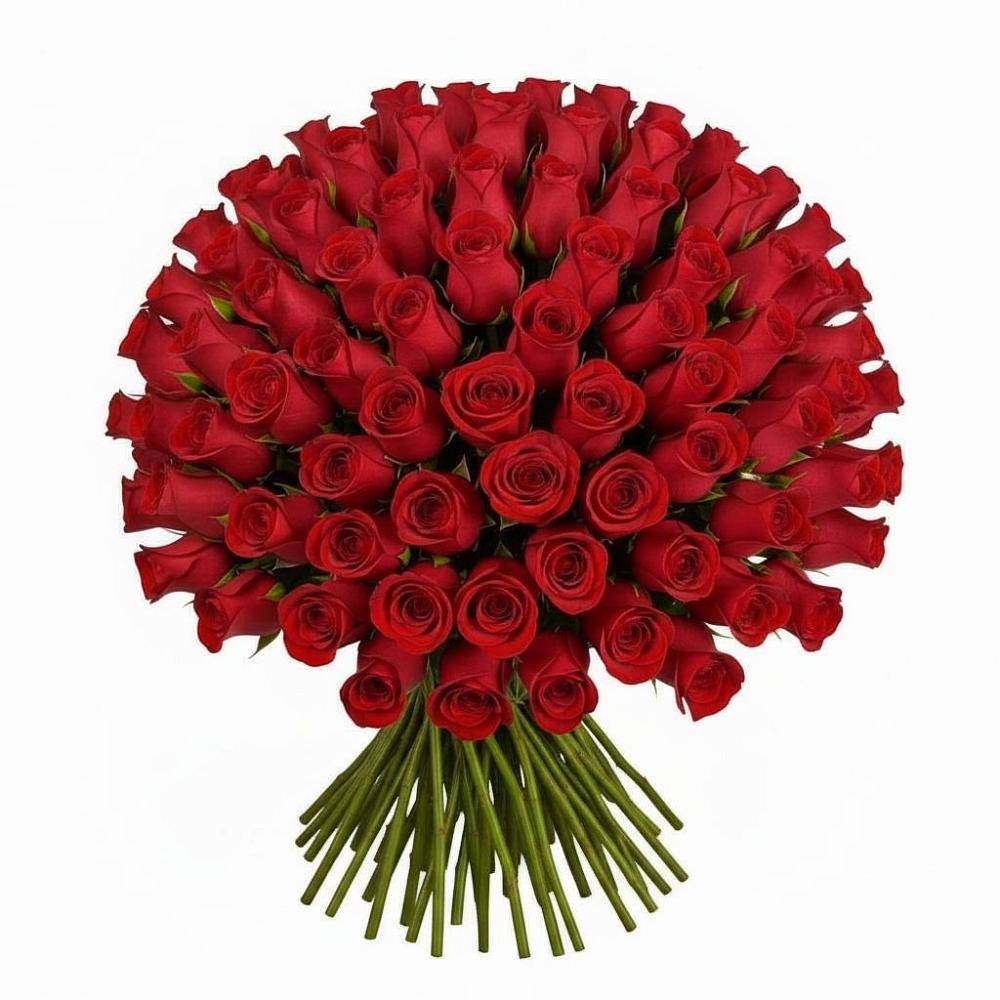 Букет Красные розы Чери Лав в Алмазном