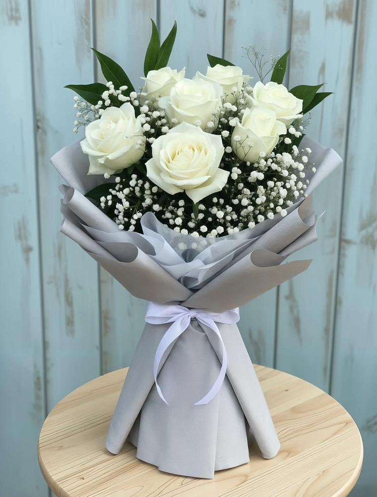 Букет цветов из: Розы в Алмазном