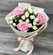 Букет цветов из:  Розы в Алмазном
