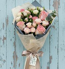 Букет цветов из:  Розы в Алмазном