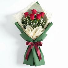 Букет цветов из:  Розы в Алмазном